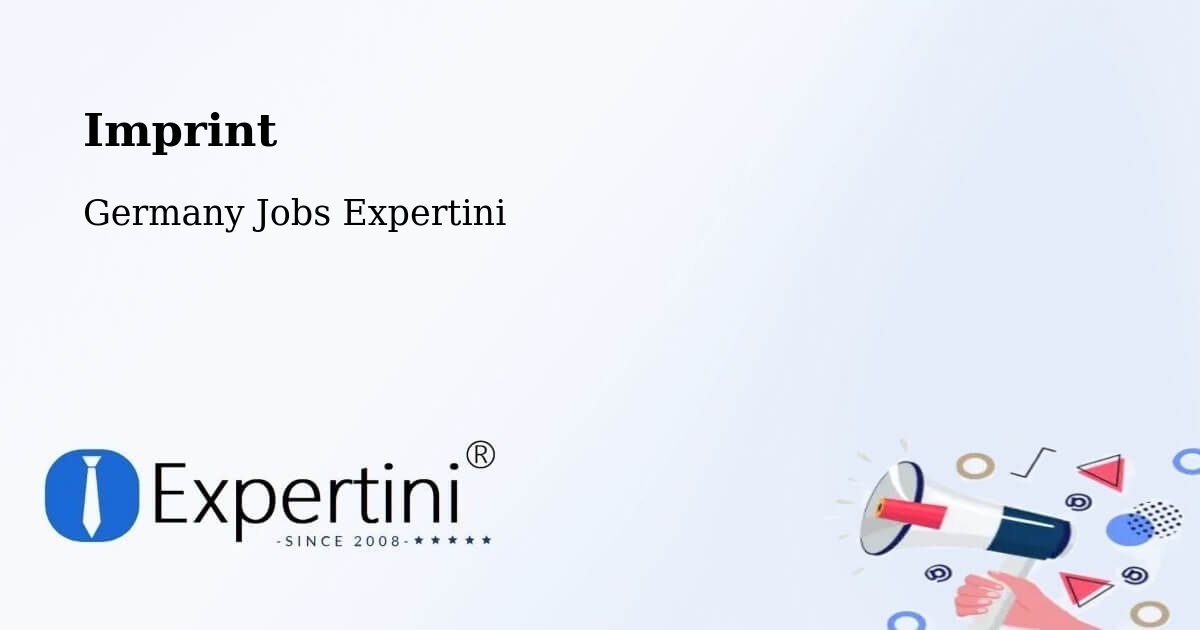 Imprint – Balingen - Germany Jobs Expertini